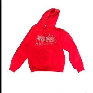 red WHS cheerleading sweatshirt
